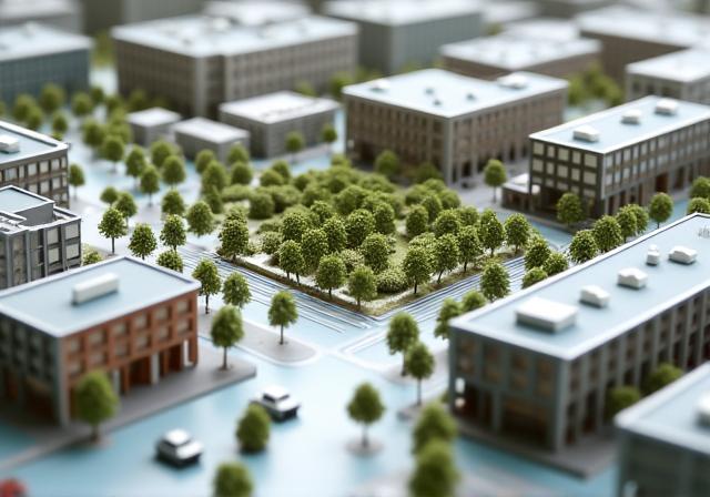 Maqueta urbanismo Madrid